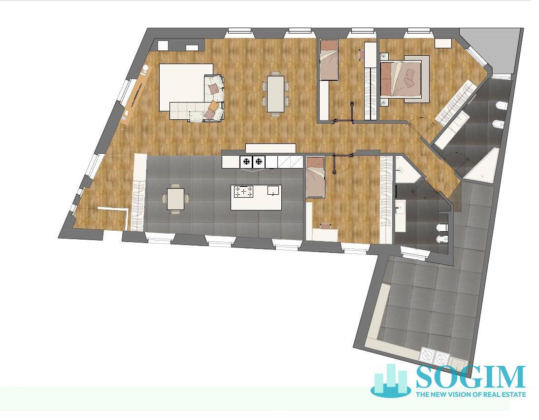 Immagine 30 di Appartamento in vendita  in via Ariberto 3 a Cantù