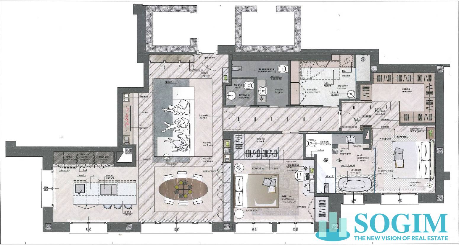 Immagine 22 di Appartamento in vendita  in Viale Cesare Battisti 40 a Monza