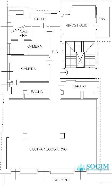 Immagine 24 di Appartamento in affitto  in Piazza Guido Grimoldi a Como