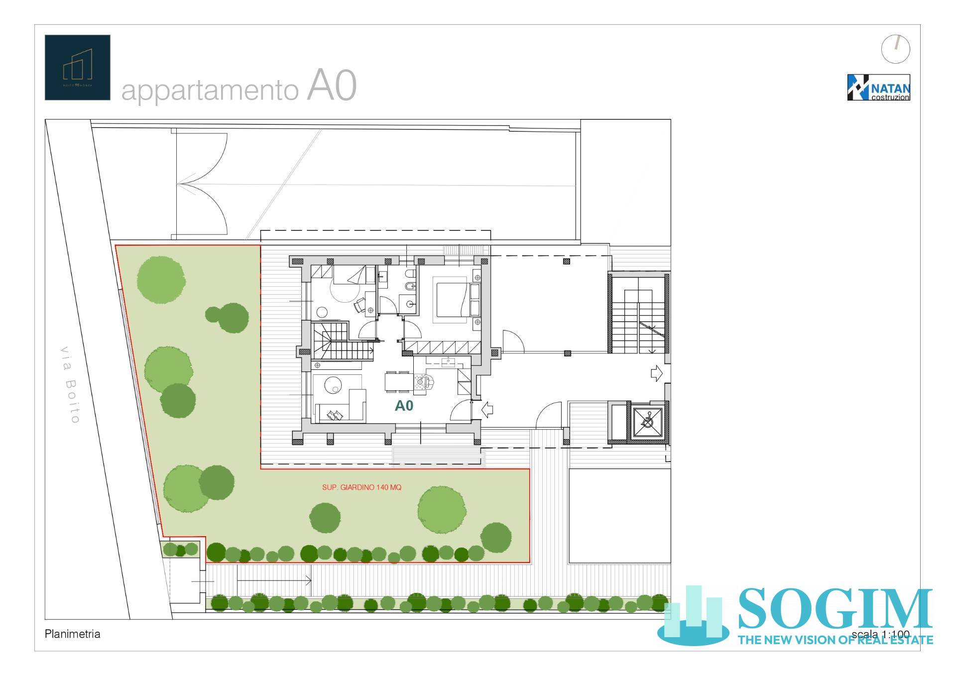 Immagine 7 di Appartamento in vendita  in Via Boito 98 a Monza