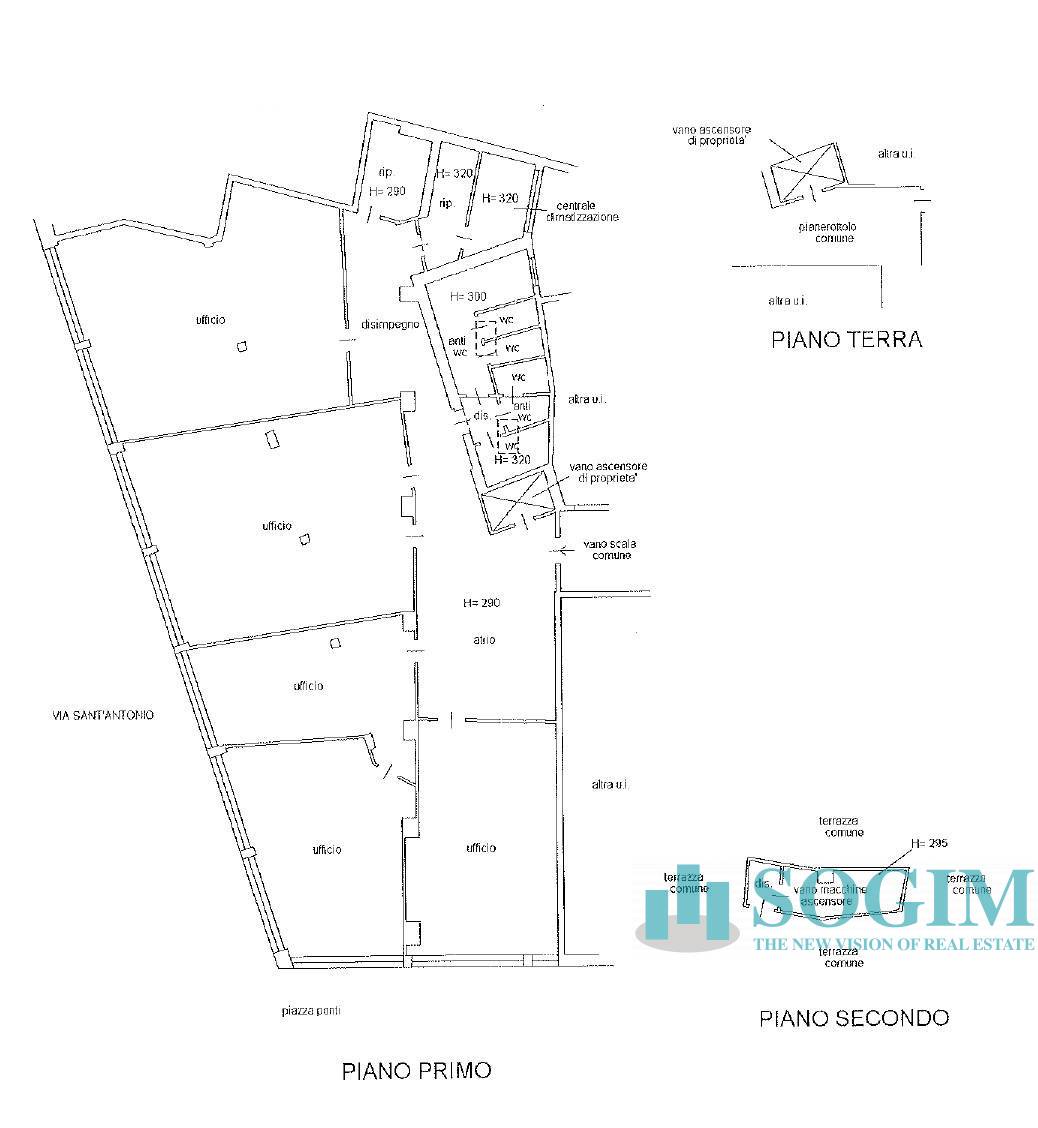 Immagine 15 di Ufficio in vendita  in via Sant'antonio 2 a Gallarate