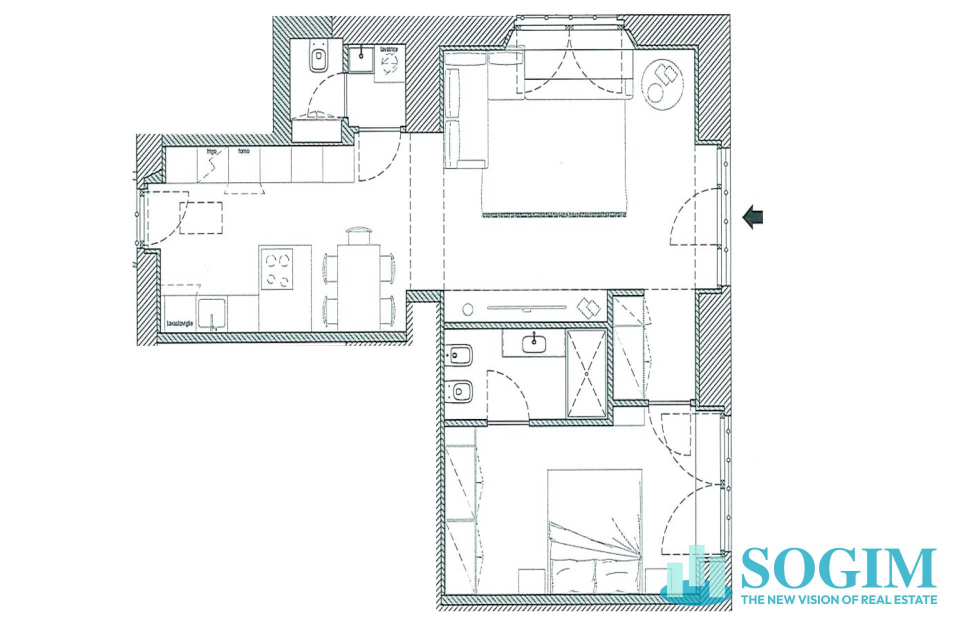 Immagine 21 di Appartamento in vendita  in VIALE STELVIO 51 a Milano