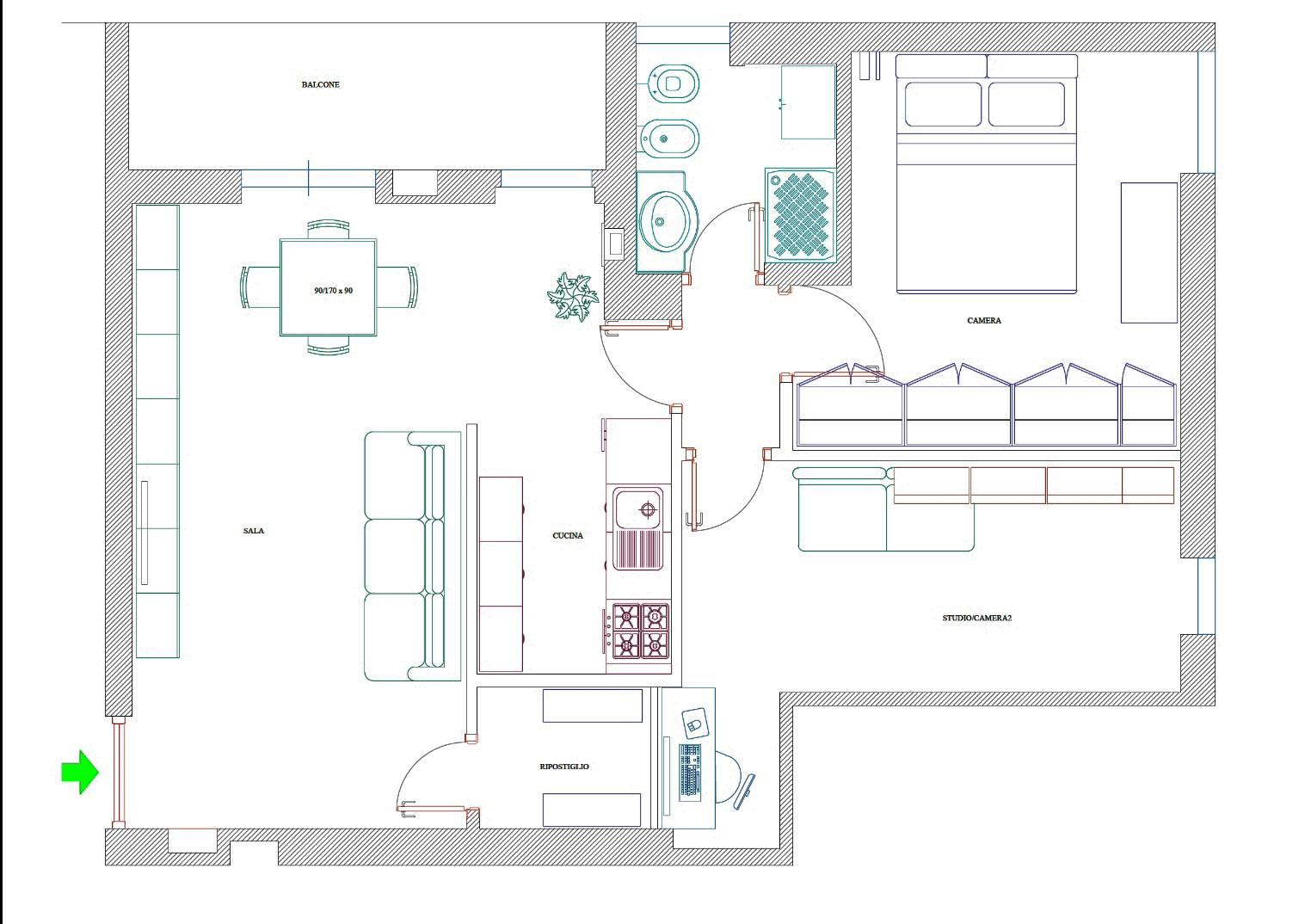 Immagine 11 di Appartamento in affitto  in Viale Italia 227 a Sesto San Giovanni