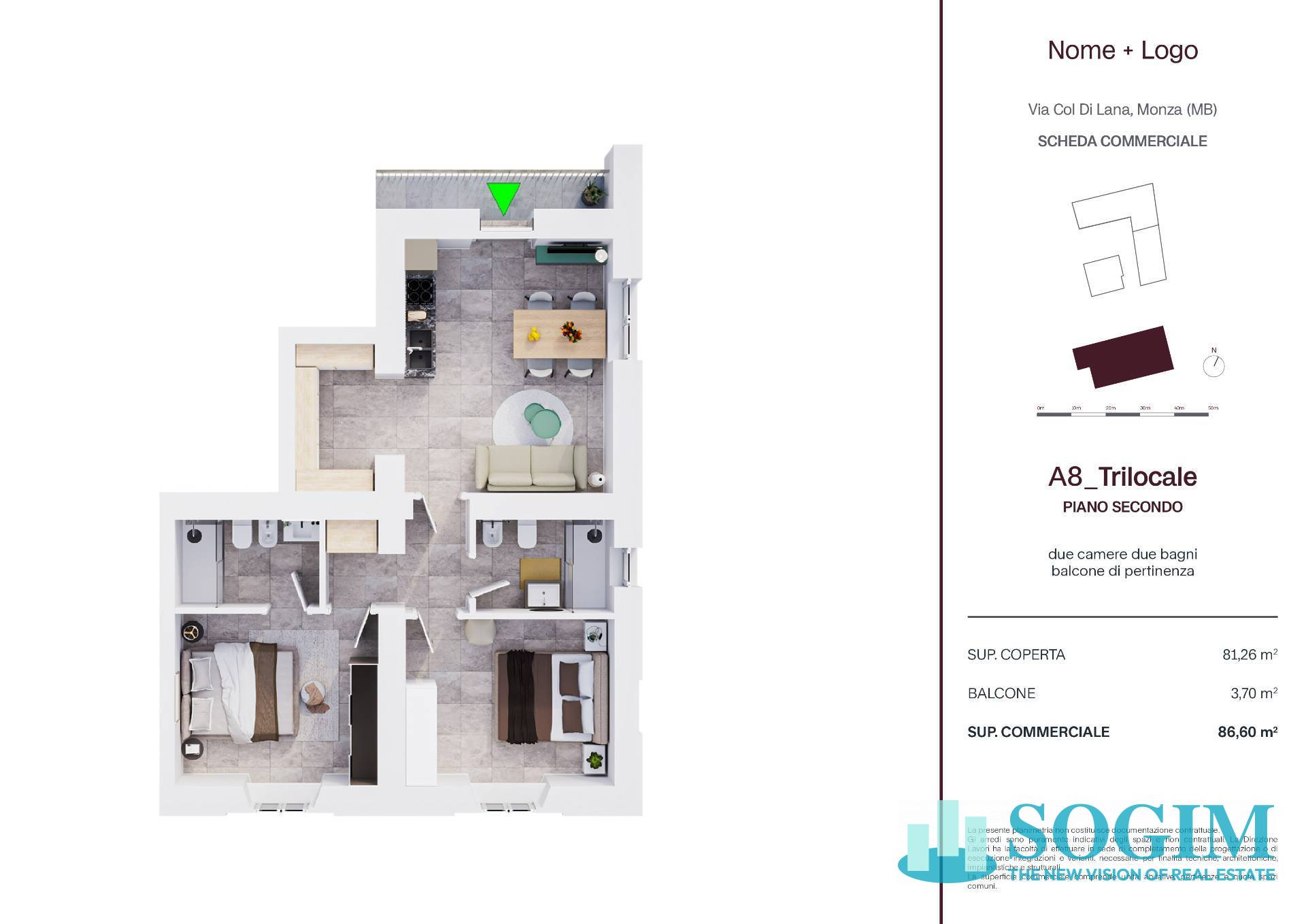 Immagine 17 di Appartamento in vendita  in Via Col di Lana 10 a Monza