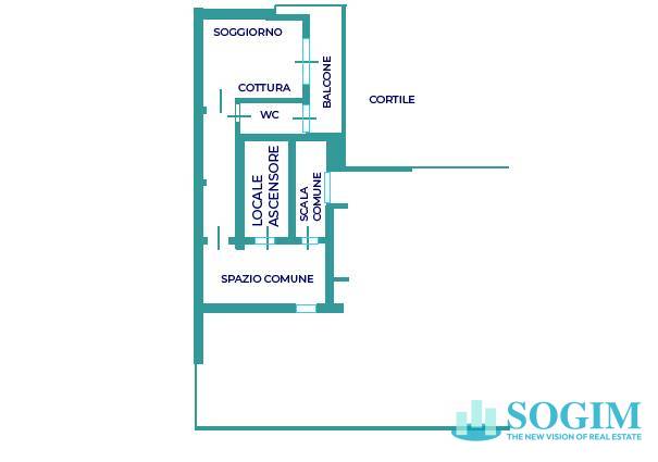 Immagine 17 di Appartamento in affitto  in via Cadore 16 a Milano