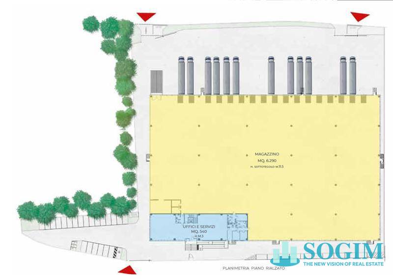 Immagine 5 di Capannone industriale in affitto  a Pioltello
