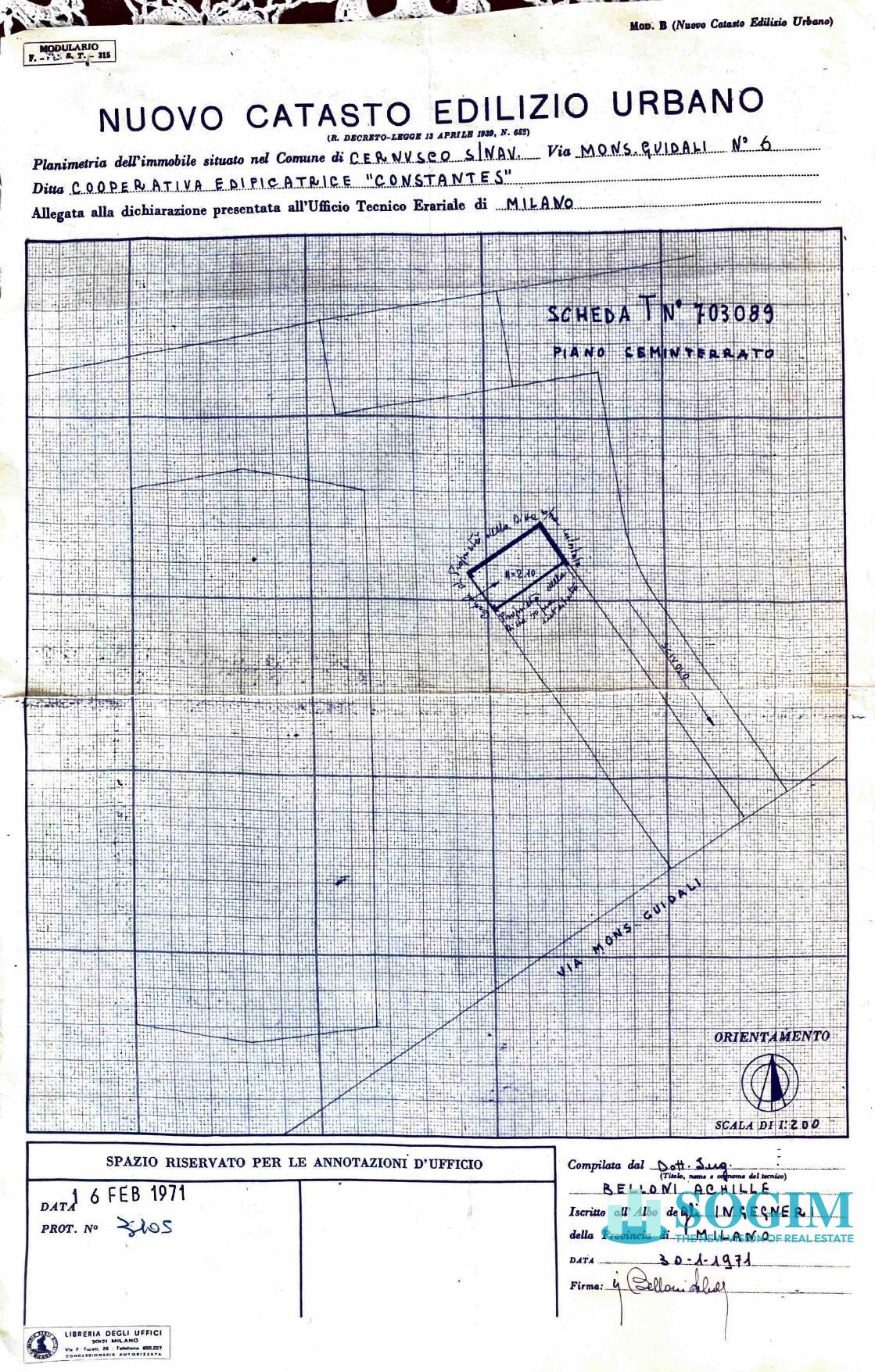 Immagine 46 di Appartamento in vendita  in Via Monsignore Claudio Guidani 6 a Cernusco Sul Naviglio