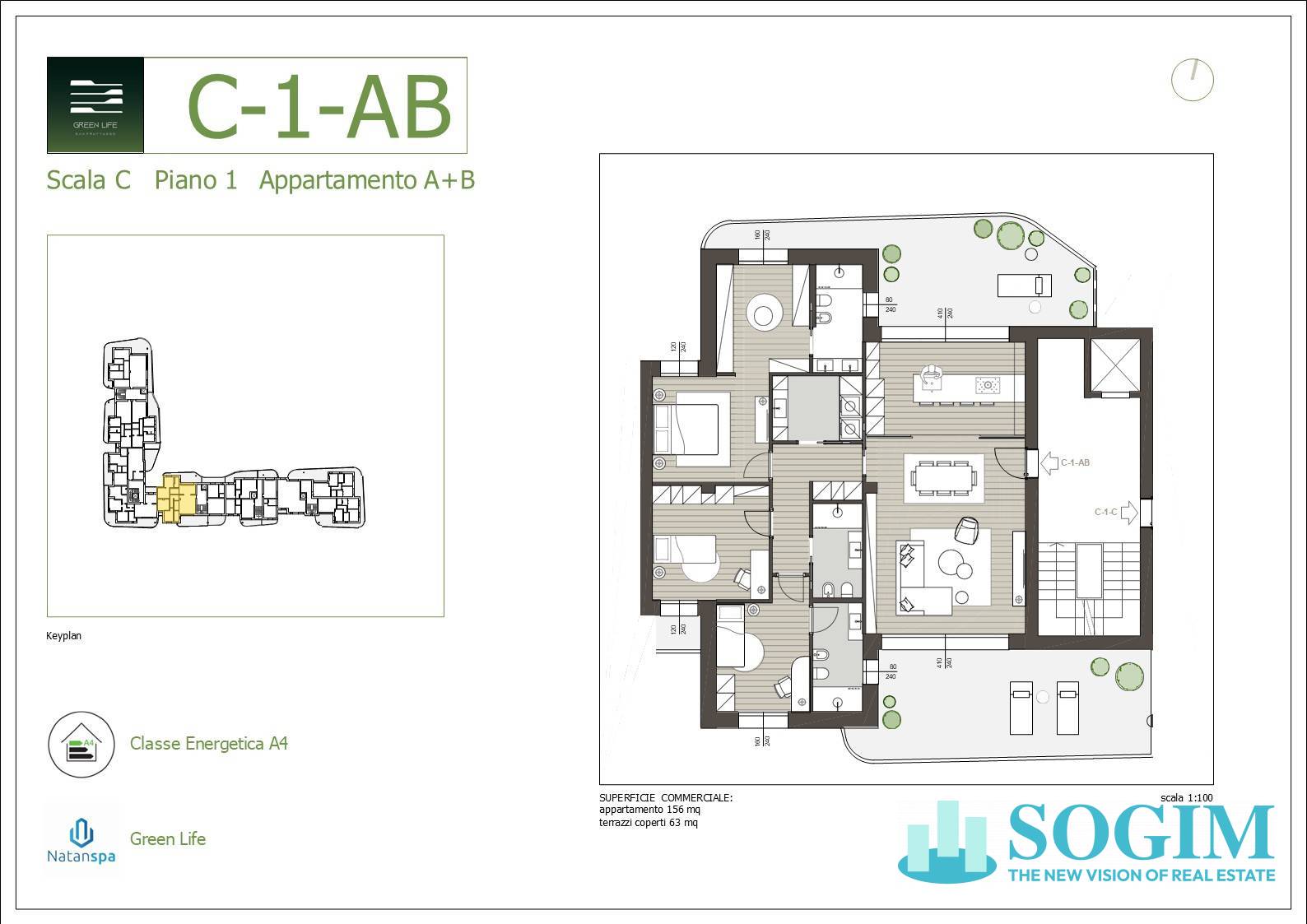 Immagine 10 di Appartamento in vendita  in via Tazzoli 15 a Monza