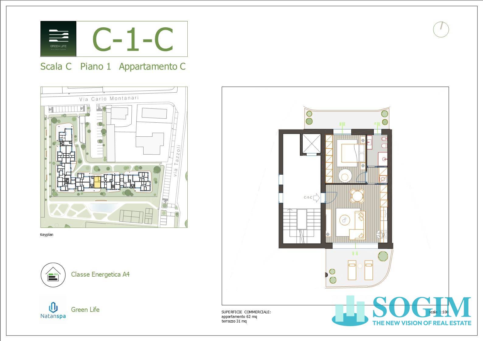 Immagine 10 di Appartamento in vendita  in via Tazzoli 15 a Monza