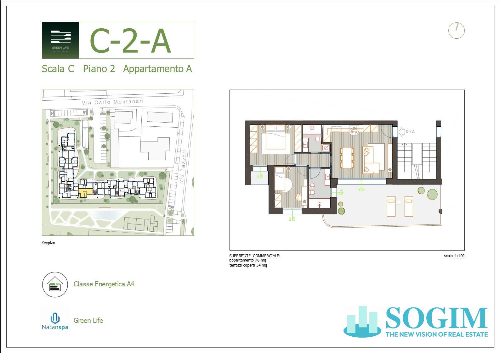 Immagine 10 di Appartamento in vendita  in via Tazzoli 15 a Monza