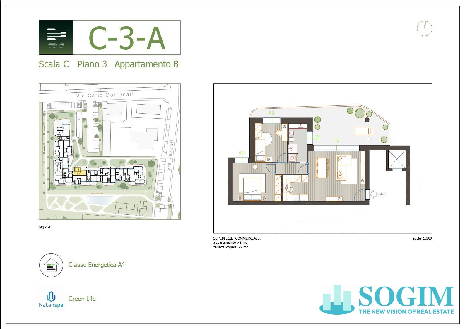 Immagine 10 di Appartamento in vendita  in via Tazzoli 15 a Monza