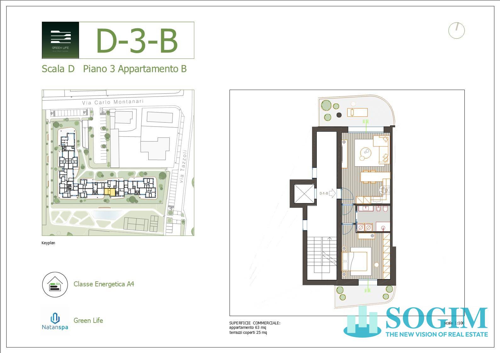 Immagine 10 di Appartamento in vendita  in via Tazzoli 15 a Monza