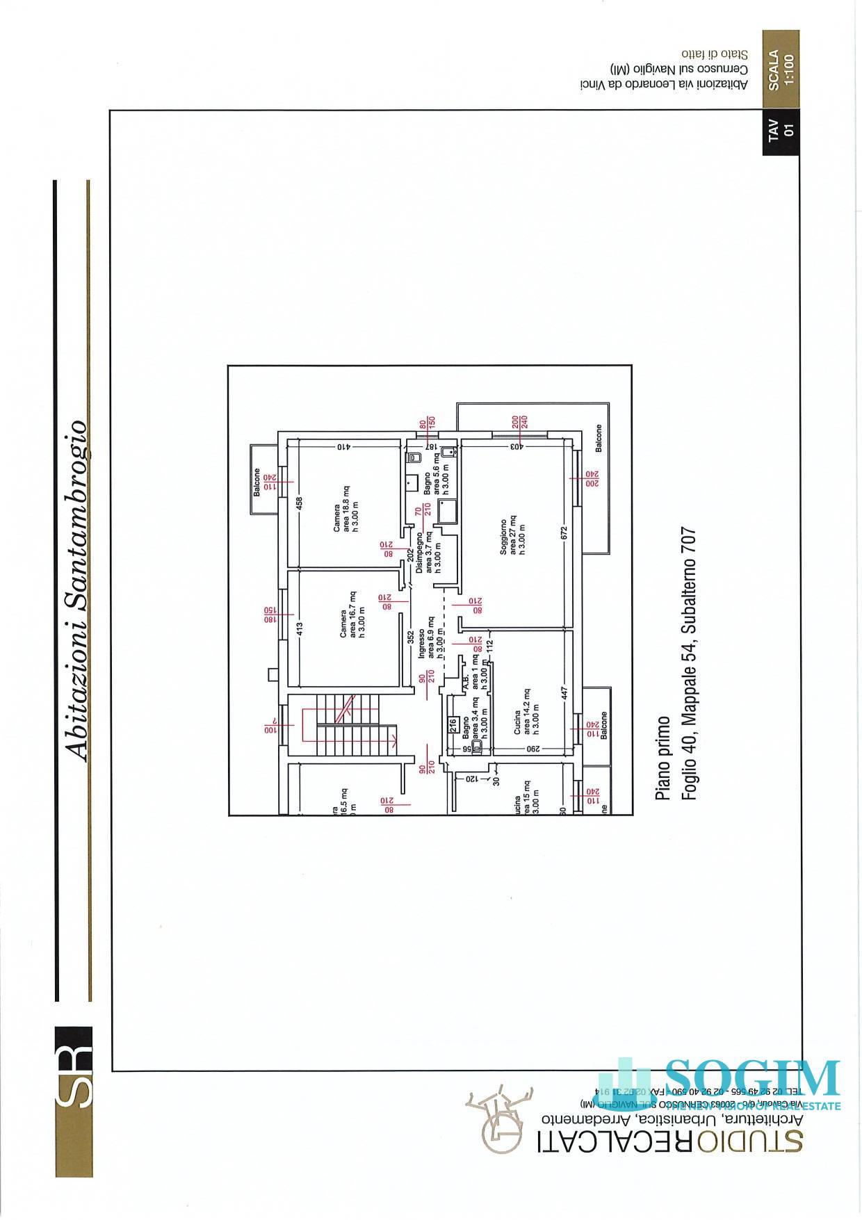 Immagine 37 di Appartamento in vendita  in VIA LEONARDO DA VINCI 102 a Cernusco Sul Naviglio