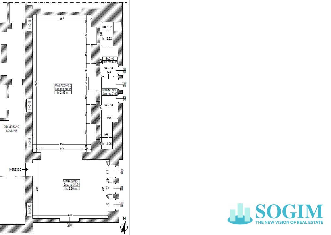 Immagine 7 di Locale commerciale in vendita  in Via Oriani a Como