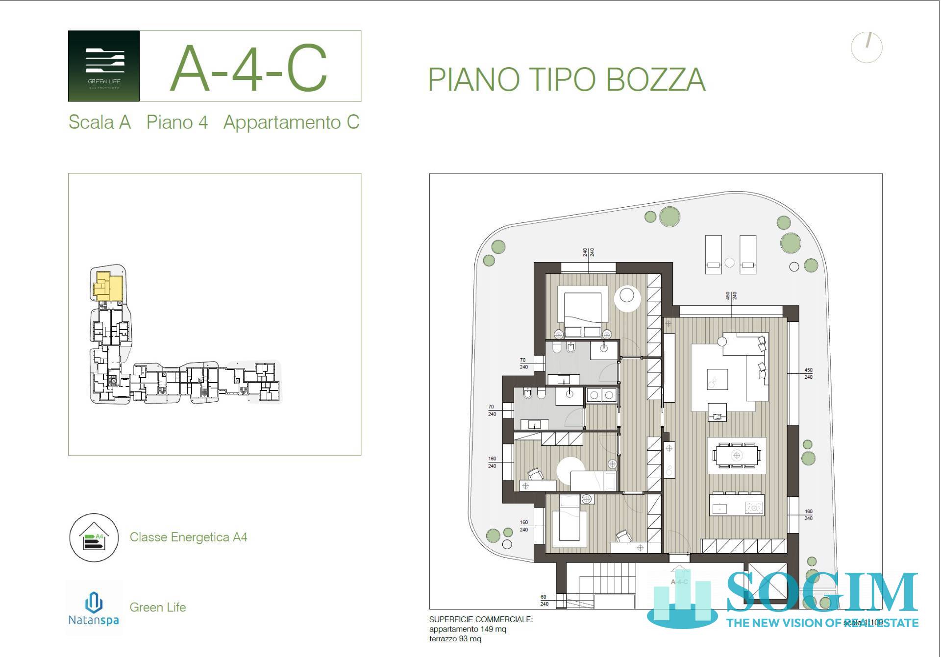Immagine 7 di Appartamento in vendita  in via Tazzoli 15 a Monza