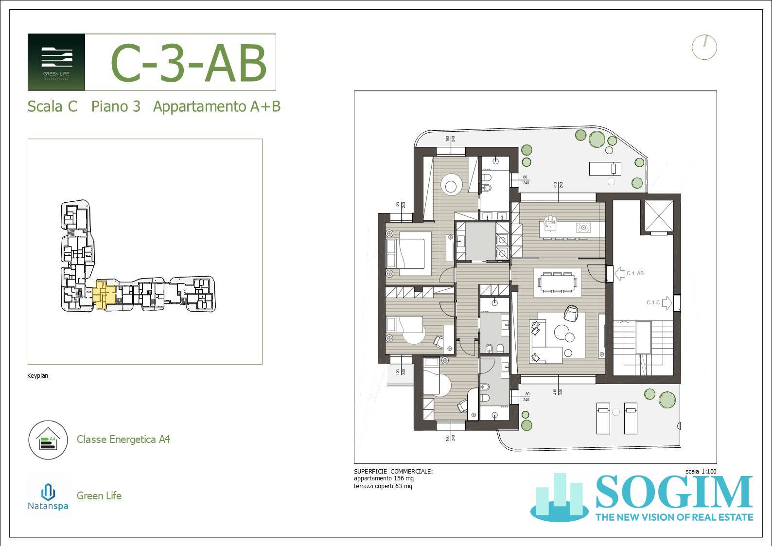 Immagine 10 di Appartamento in vendita  in via Tazzoli 15 a Monza