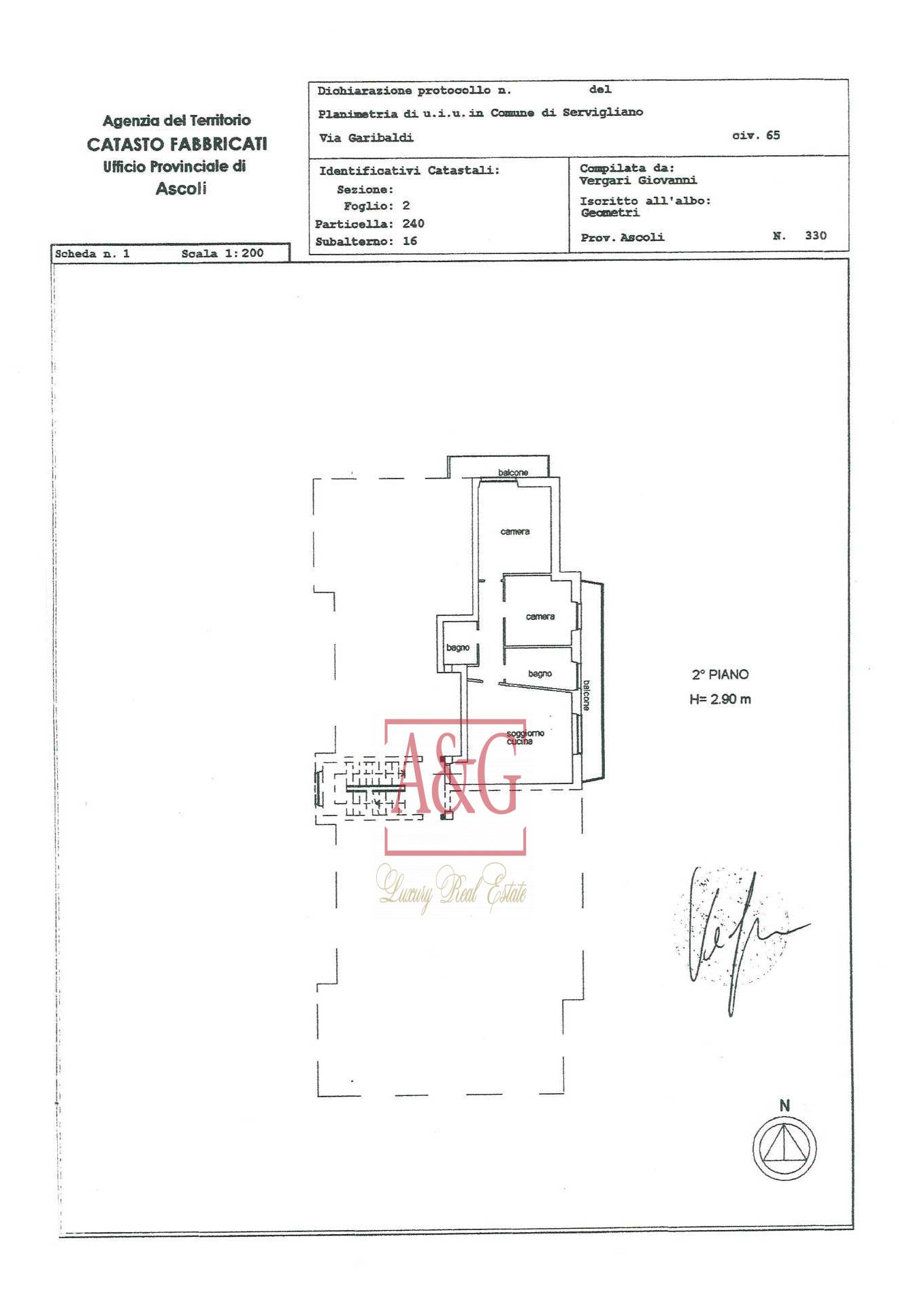 Immagine 22 di Appartamento in vendita  in Via Garibaldi 65 a Servigliano