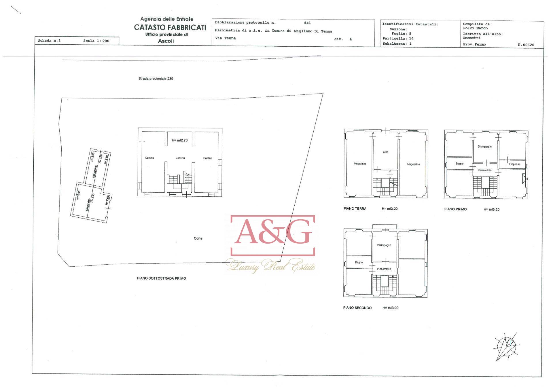 Immagine 53 di Villa in vendita  in Via Tenna 4 a Magliano Di Tenna