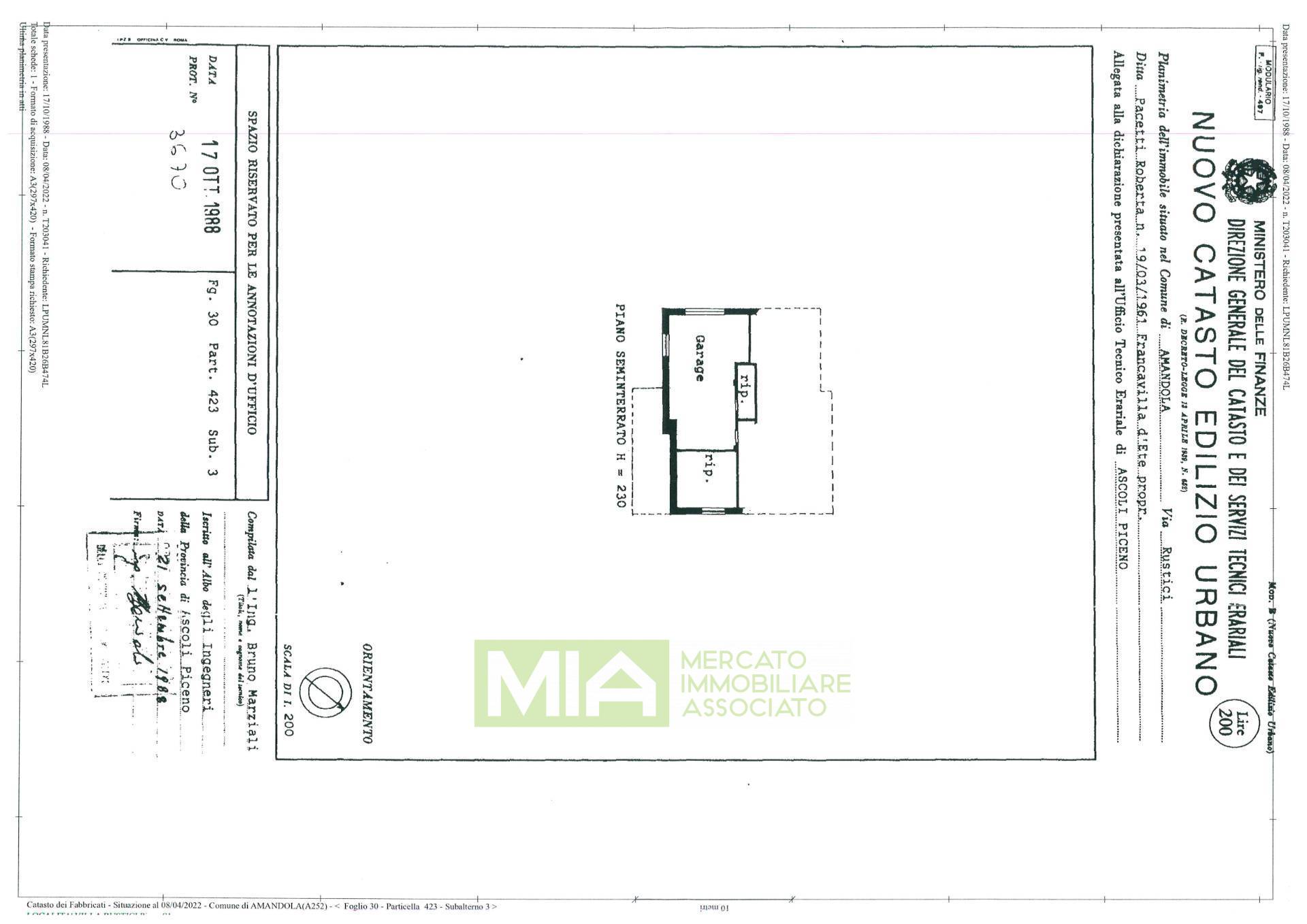 Immagine 50 di Villa in vendita  in Località Villa Rustici a Amandola