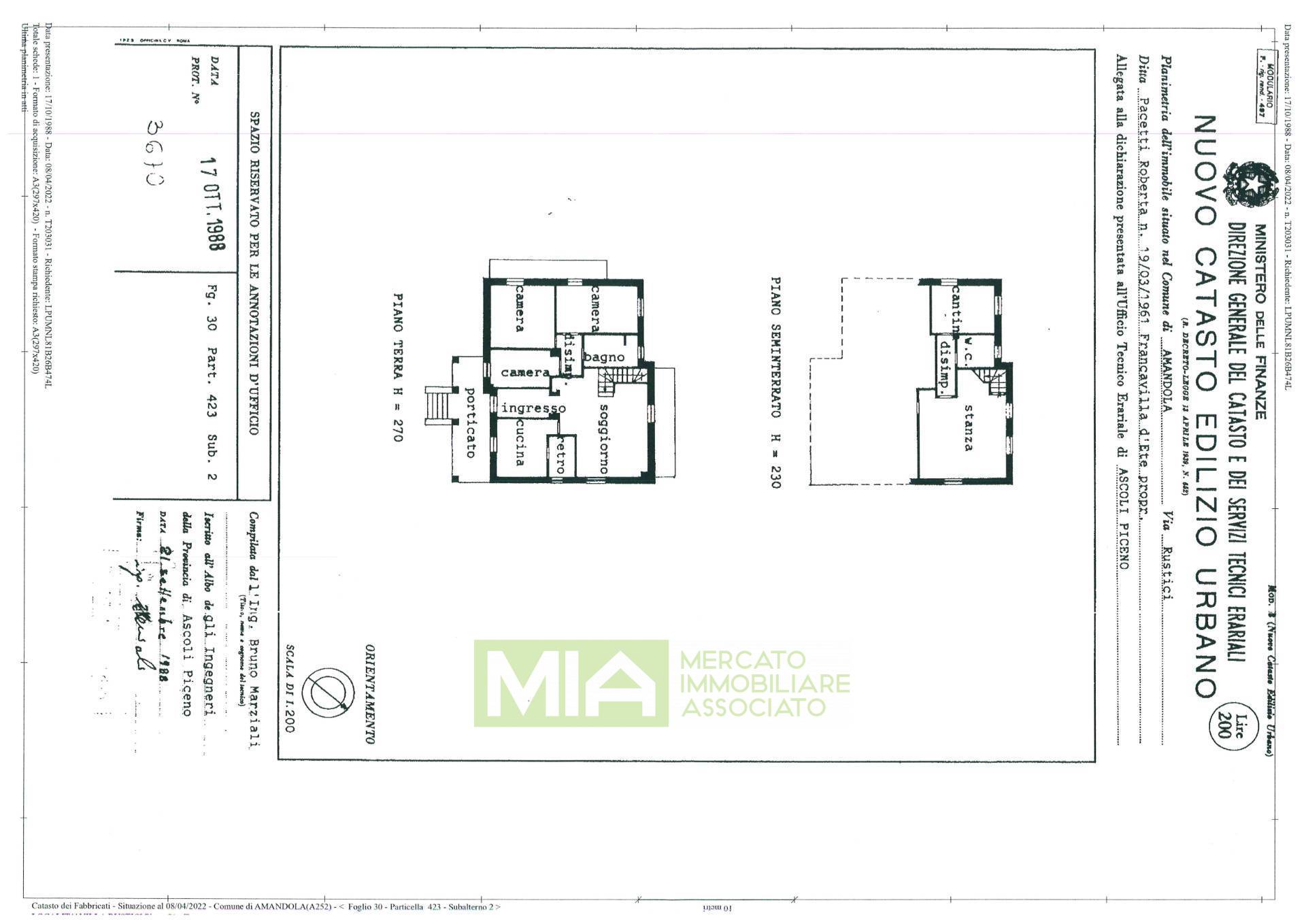 Immagine 48 di Villa in vendita  in Località Villa Rustici a Amandola