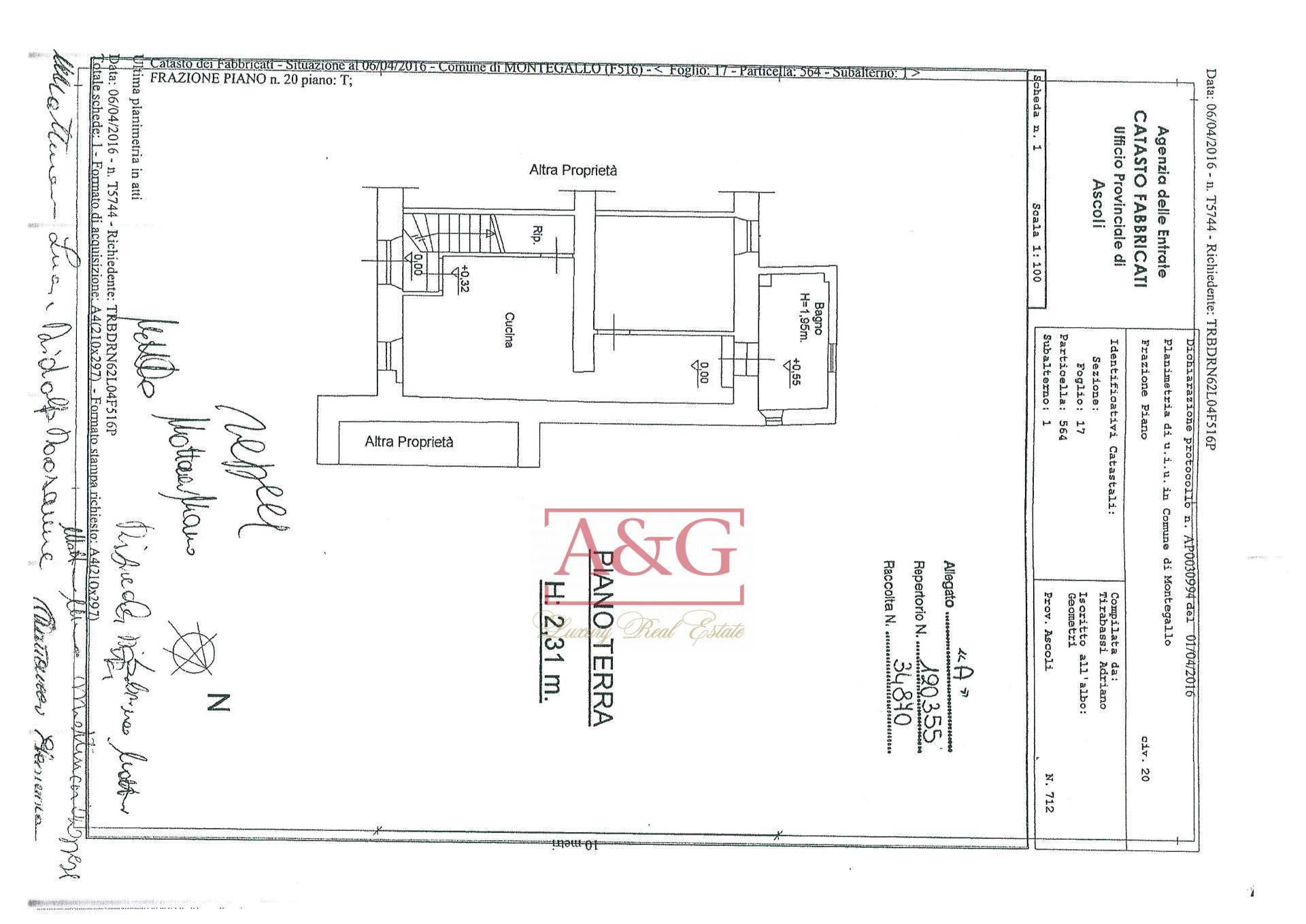 Immagine 43 di Casa indipendente in vendita  in Località Piano a Montegallo