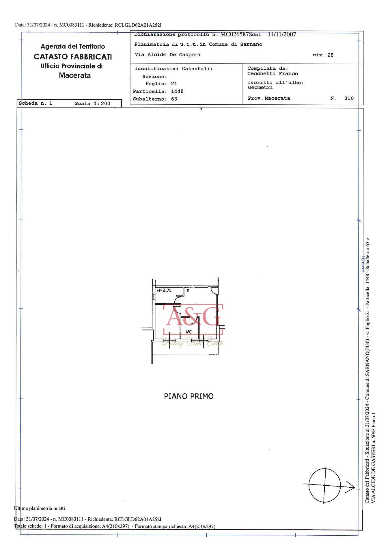 Immagine 58 di Casa semindipendente in vendita  in Via Cavour 3 a Colli Del Tronto