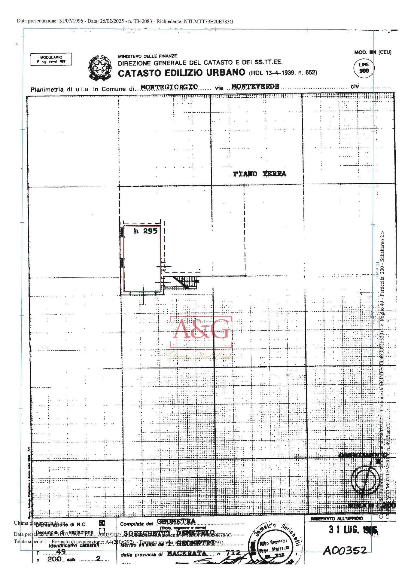 Immagine 50 di Rustico / casale in vendita  in Contrada Piane di Monteverde 49 a Montegiorgio