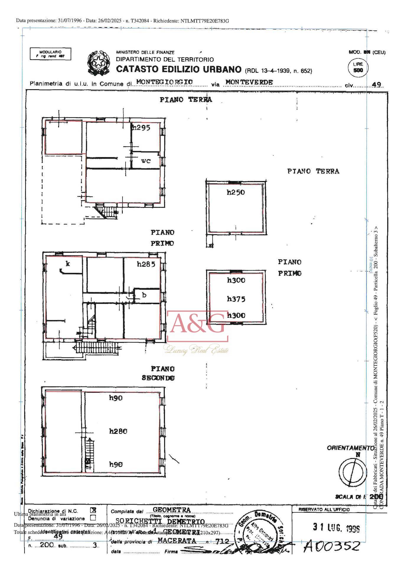 Immagine 51 di Rustico / casale in vendita  in Contrada Piane di Monteverde 49 a Montegiorgio