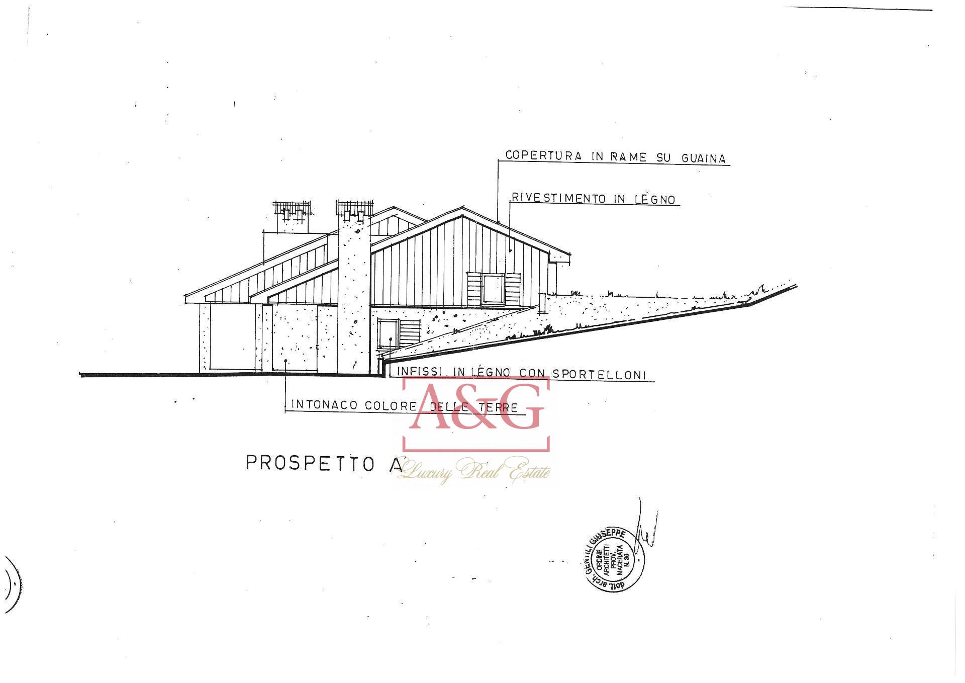 Immagine 43 di Casa semindipendente in vendita  in Contrada San Liberato SNC a San Ginesio