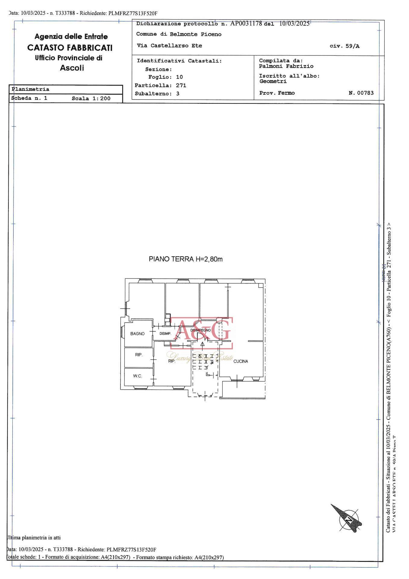 Immagine 48 di Appartamento in vendita  in Via Castellarso Ete 59/A a Belmonte Piceno