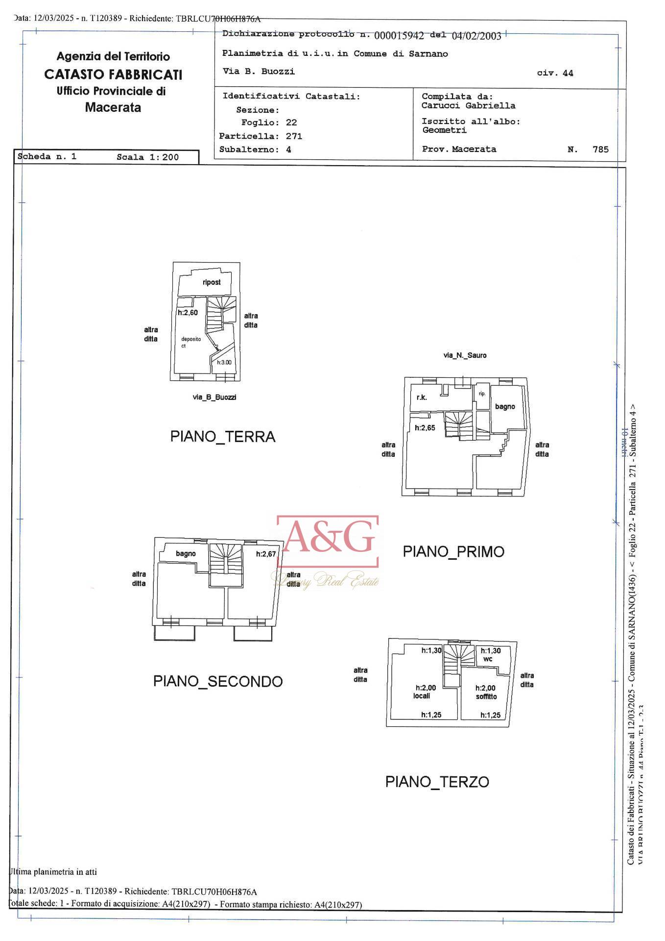Immagine 42 di Casa indipendente in vendita  in Via Bruno Buozzi 44 a Sarnano