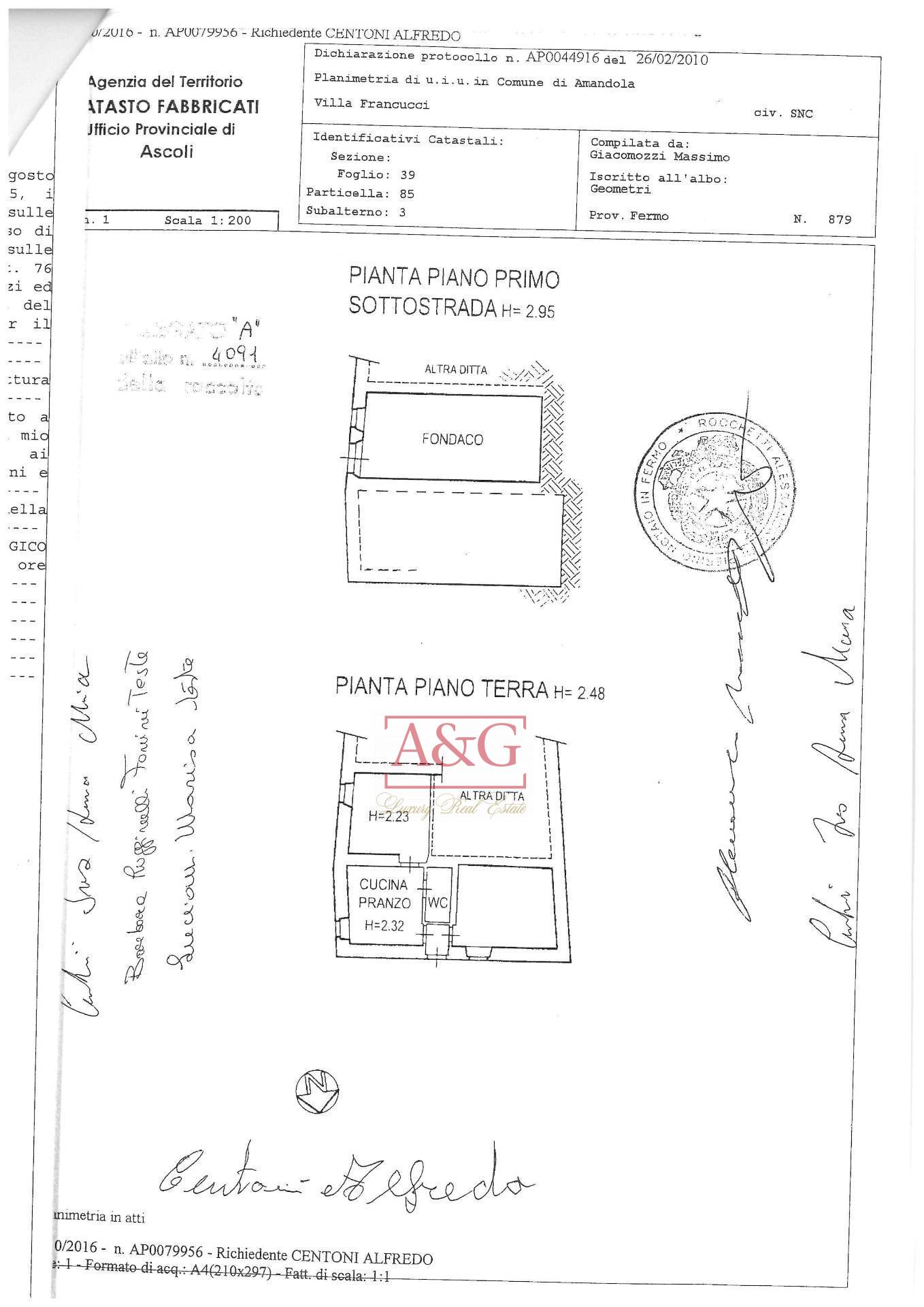 Immagine 39 di Appartamento in vendita  in Località Villa Francucci a Montelparo