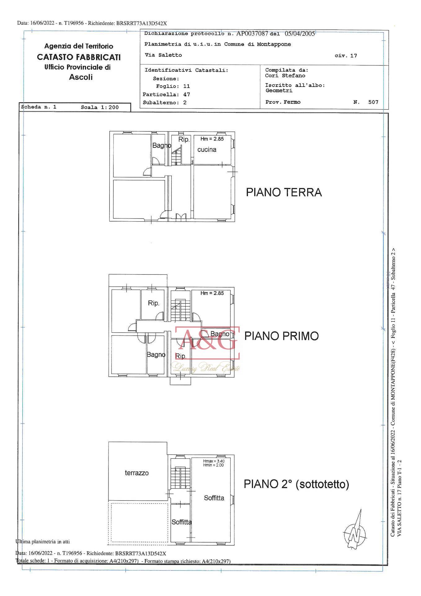 Immagine 52 di Rustico / casale in vendita  in Via Saletto 17 a Montappone