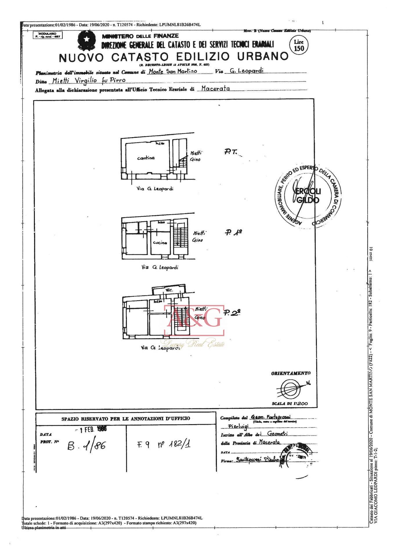 Immagine 41 di Casa indipendente in vendita  in via Giacomo Leopardi 23 a Monte San Martino