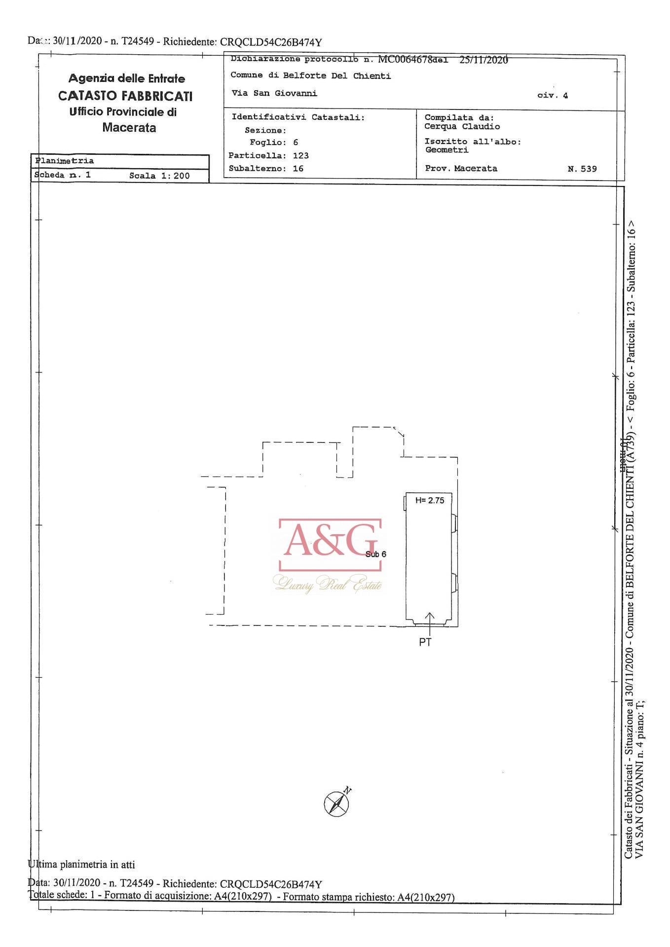 Immagine 66 di Casa indipendente in vendita  in Via San Giovanni 4 a Belforte Del Chienti
