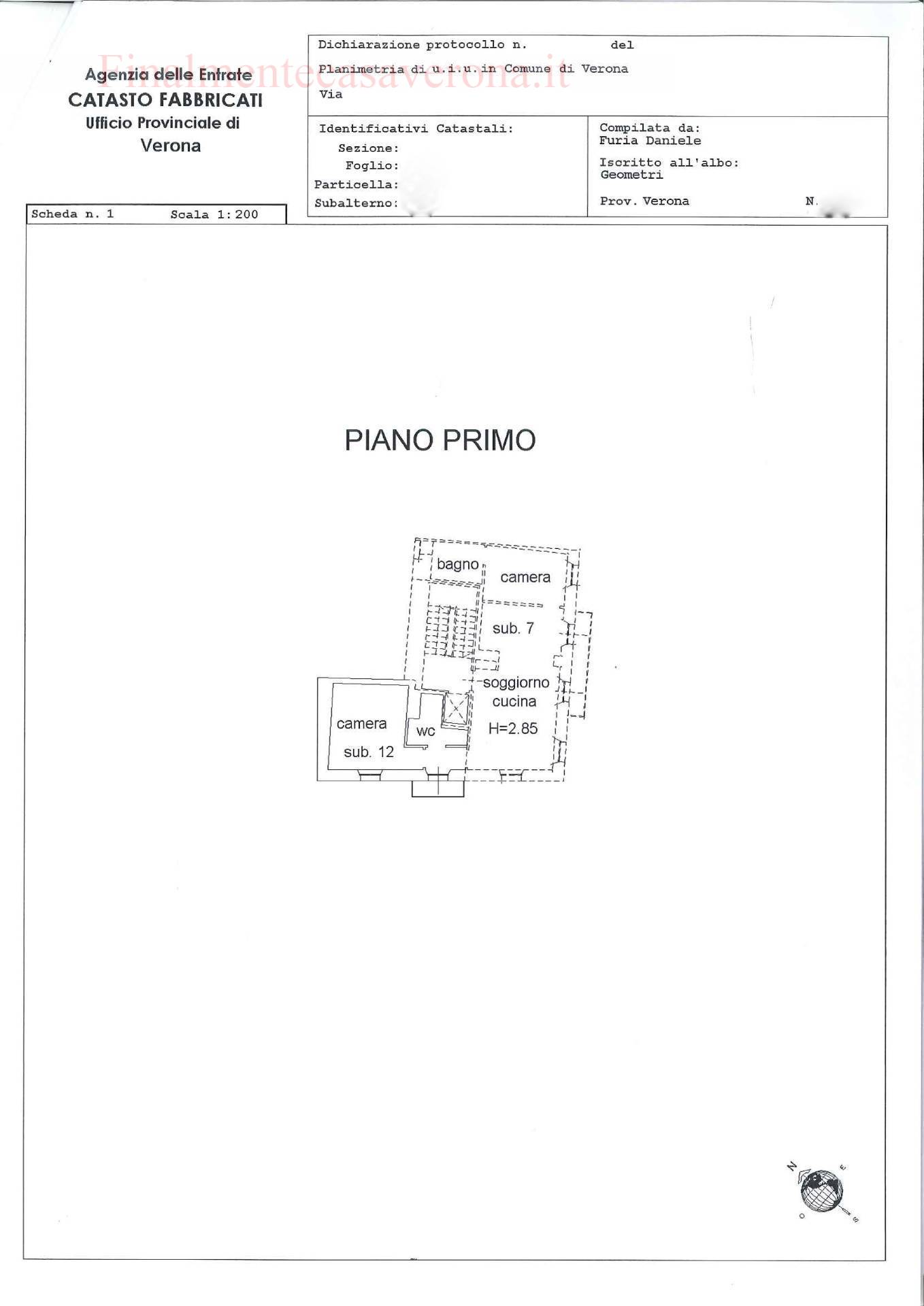 Immagine 28 di Appartamento in affitto  in Piazza San Nicolo' a Verona