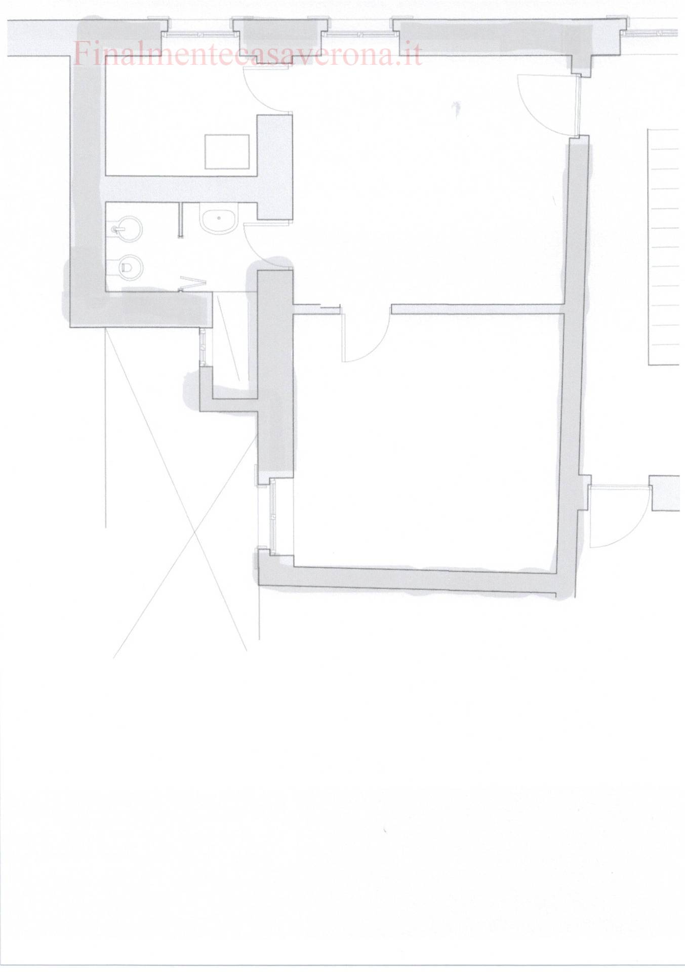 Immagine 31 di Appartamento in affitto  in Via Santa Felicita 19 a Verona