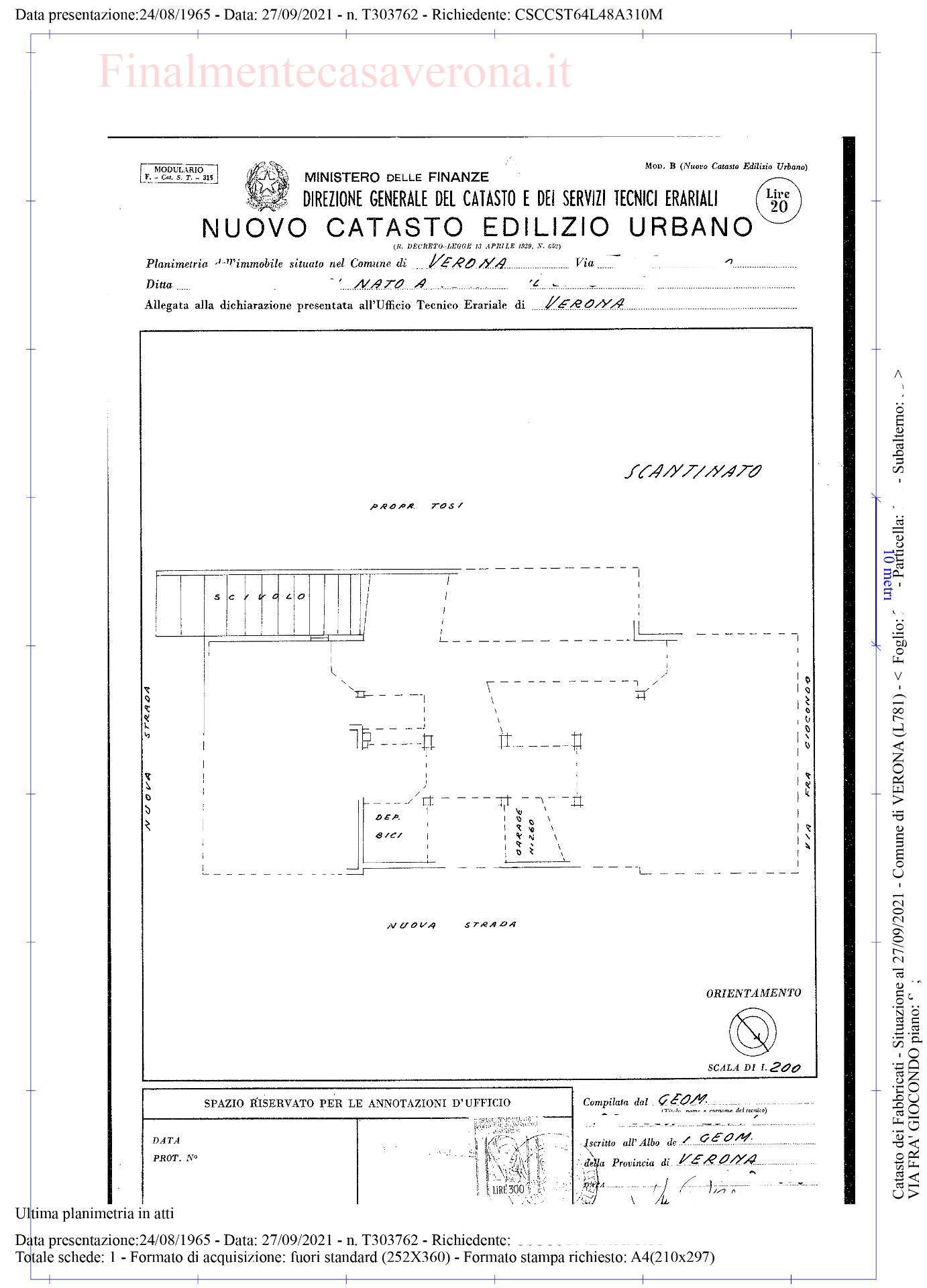 Immagine 25 di Appartamento in vendita  in Via Vanvitelli 4 a Verona