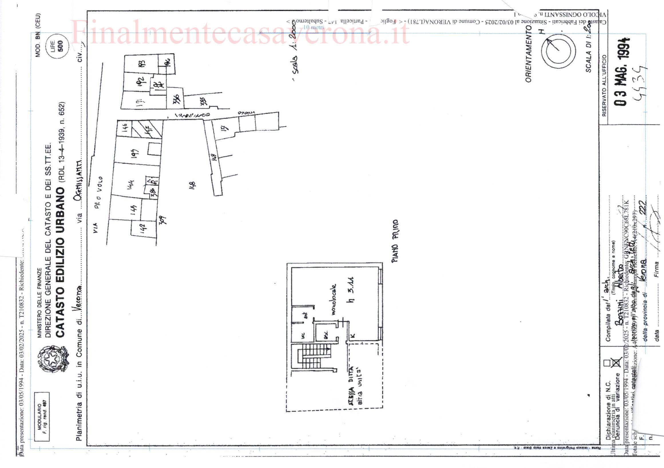 Immagine 17 di Appartamento in affitto  in Via Ognissanti 9 a Verona