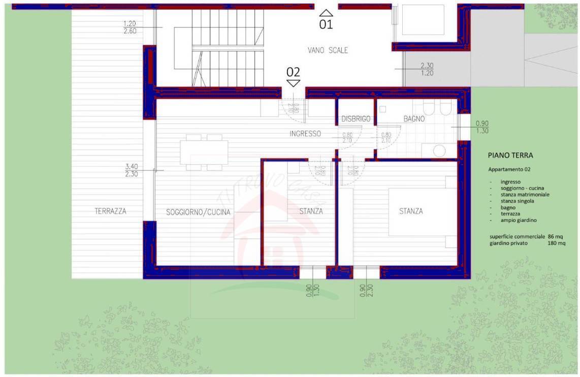 Immagine 13 di Appartamento in vendita  in Quartiere Clarina a Trento