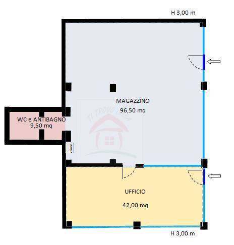 Immagine 6 di Locale commerciale in affitto  in Via Chiocchetti a Trento