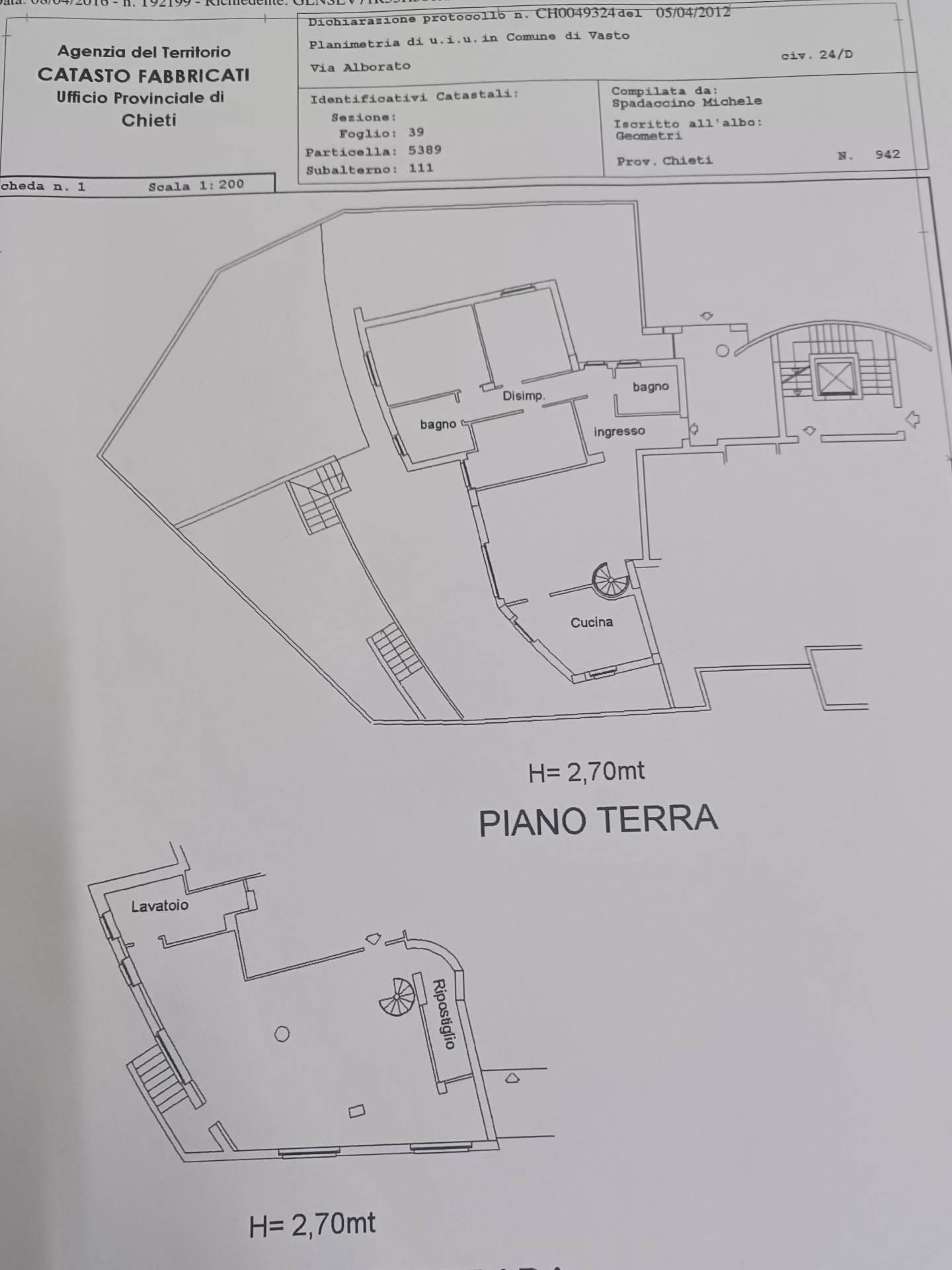 Immagine 52 di Appartamento in vendita  in VIA CAMILLO D'ONOFRIO 5 a Vasto