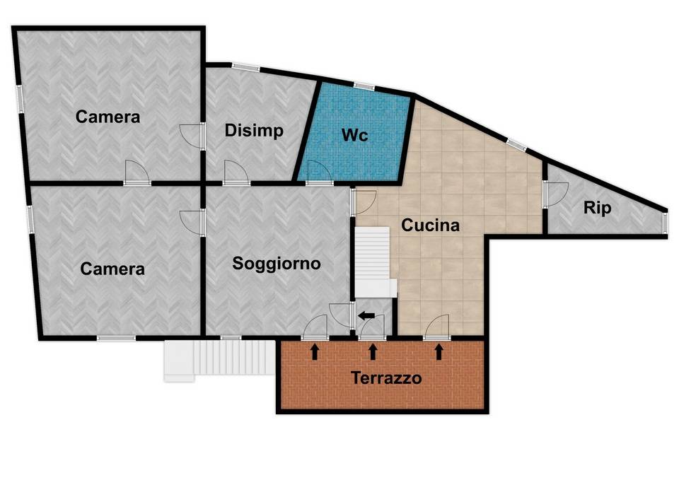 Immagine 43 di Appartamento in vendita  in SALITA SANT'ANTONINO 21 a Monreale