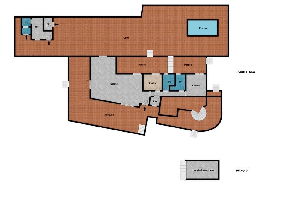 Immagine 42 di Villa in vendita  in Viale Aiace a Palermo