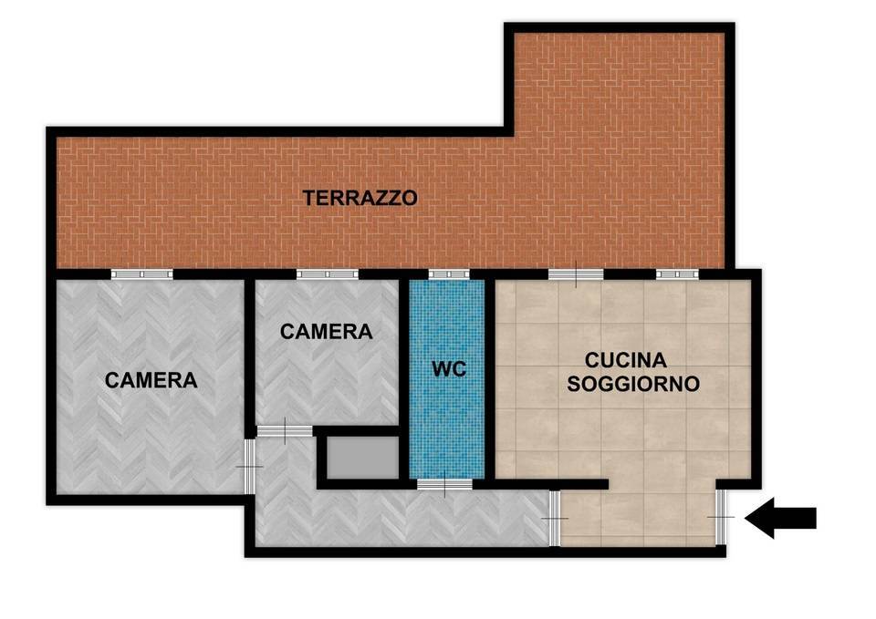 Immagine 24 di Appartamento in vendita  in Via Buccheri 11 a Monreale