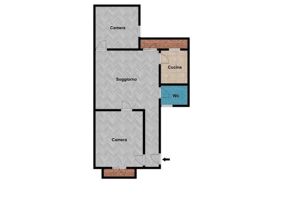 Immagine 13 di Appartamento in vendita  in Via Dei Crociferi 156 a Palermo