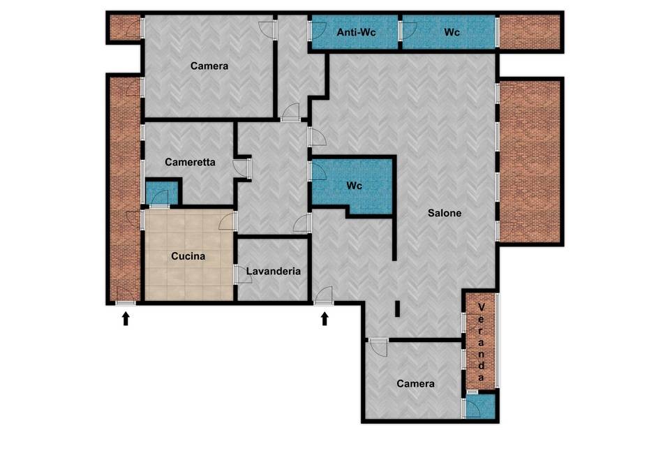 Immagine 49 di Appartamento in vendita  in Via Don Orione 18 a Palermo