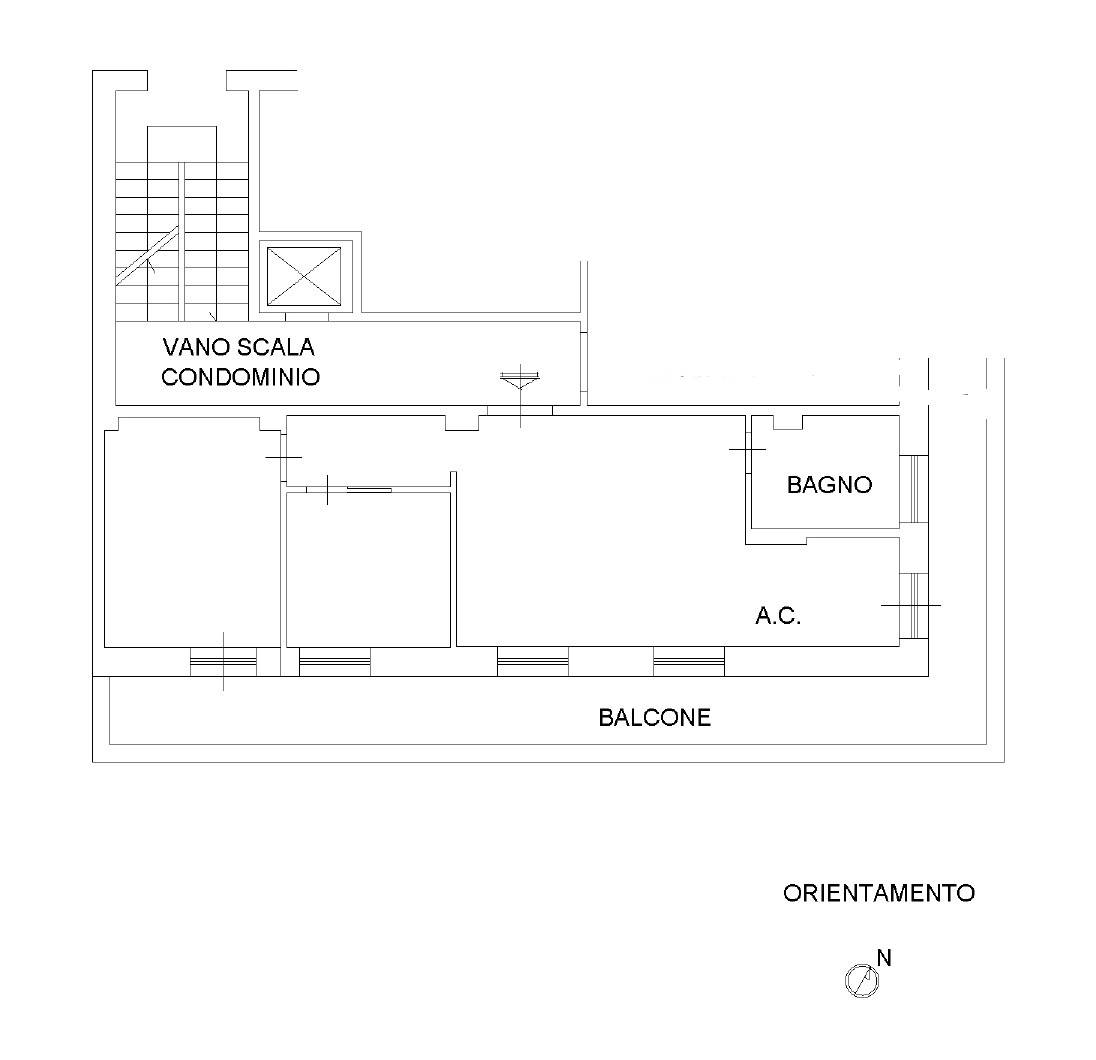 Immagine 35 di Attico in affitto  in Via Umberto Biancamano a Roma