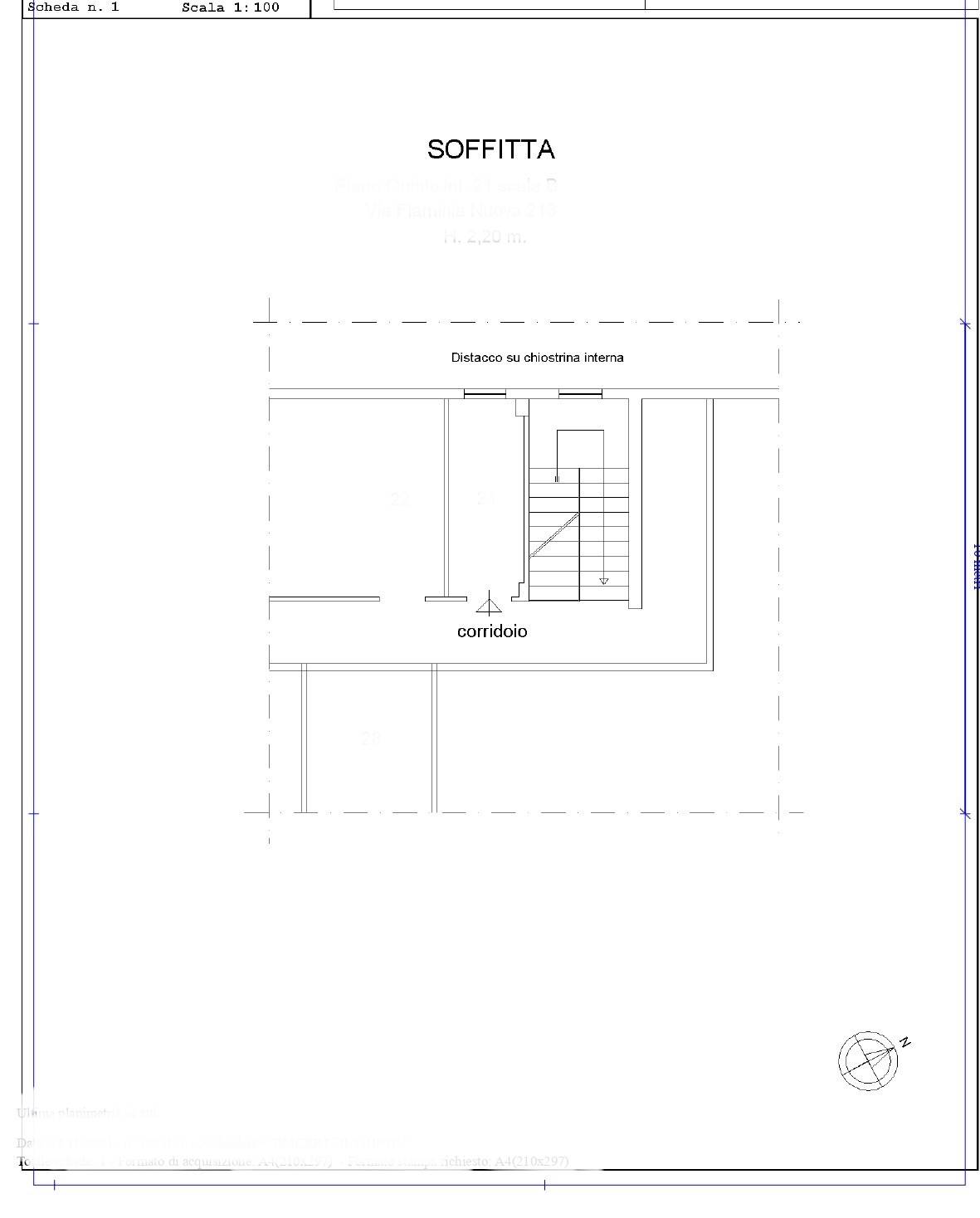 Immagine 40 di Attico in vendita  in Via Flaminia Nuova a Roma