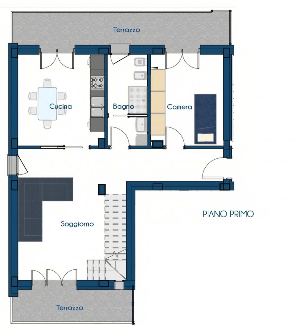 Immagine 44 di Appartamento in vendita  in via generale dalla chiesa 8 a San Maurizio Canavese